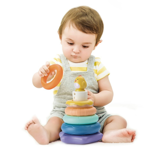 Розвивальні іграшки - Піраміда музична Beiens Курча (YZ09)#6