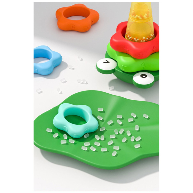 Розвивальні іграшки - Пірамідка Beiens Жабеня (HLX213A)#3