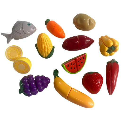 Наборы профессий - Игровой набор Beiens Корзина с овощами и фруктами 25 предметов (B118)#3