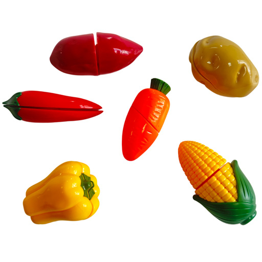 Наборы профессий - Игровой набор Beiens Корзина с овощами и фруктами 25 предметов (B118)#5