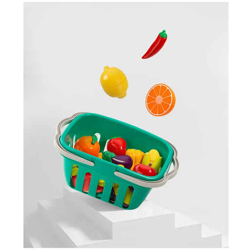 Набори професій - Ігровий набір Beiens Кошик з овочами і фруктами 30 предметів (BC9902)#2