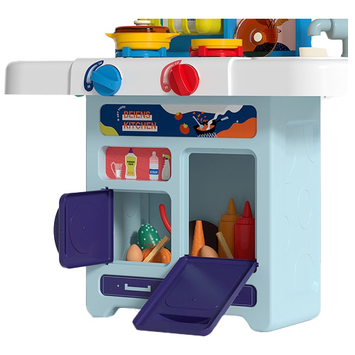 Детские кухни и бытовая техника - Игровой набор Beiens Кухня голубая (М2358blue)#2