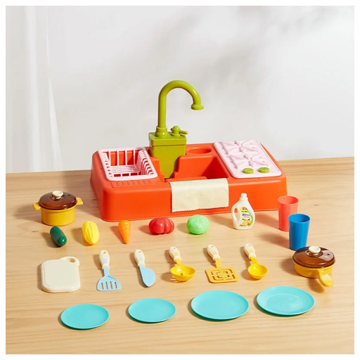 Дитячі кухні та побутова техніка - Ігровий набір Beiens Міні кухня червона (9952red)#3