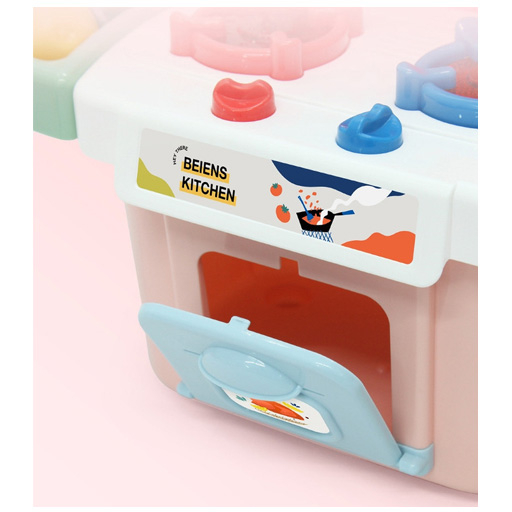 Дитячі кухні та побутова техніка - Дитяча кухня Beiens червона (М2356red)#4