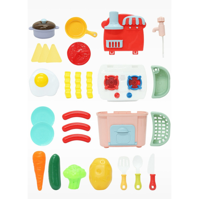 Дитячі кухні та побутова техніка - Дитяча кухня Beiens блакитна (М2356blue)#2