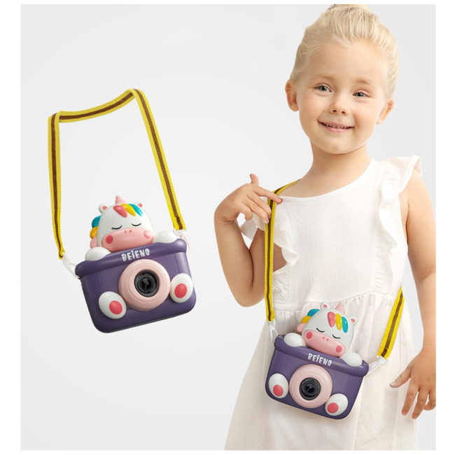 Мильні бульбашки - Генератор мильних бульбашок Beiens Фотоапарат Єдиноріг (907D)#4