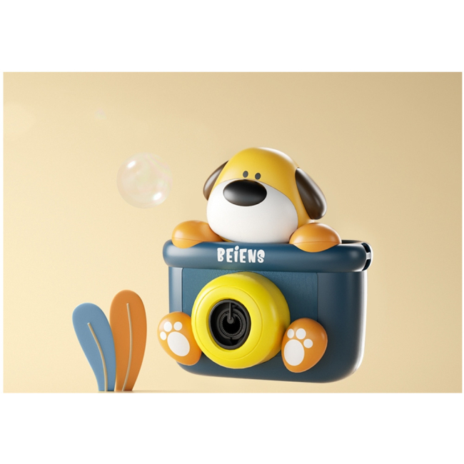 Мильні бульбашки - Генератор мильних бульбашок Beiens Фотоапарат Песик (903D)#2