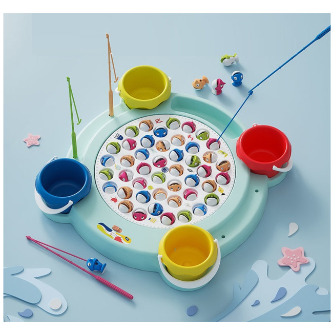 Игрушки для ванны - Игровой набор Beiens Рыбак голубой (218Аblue)#2