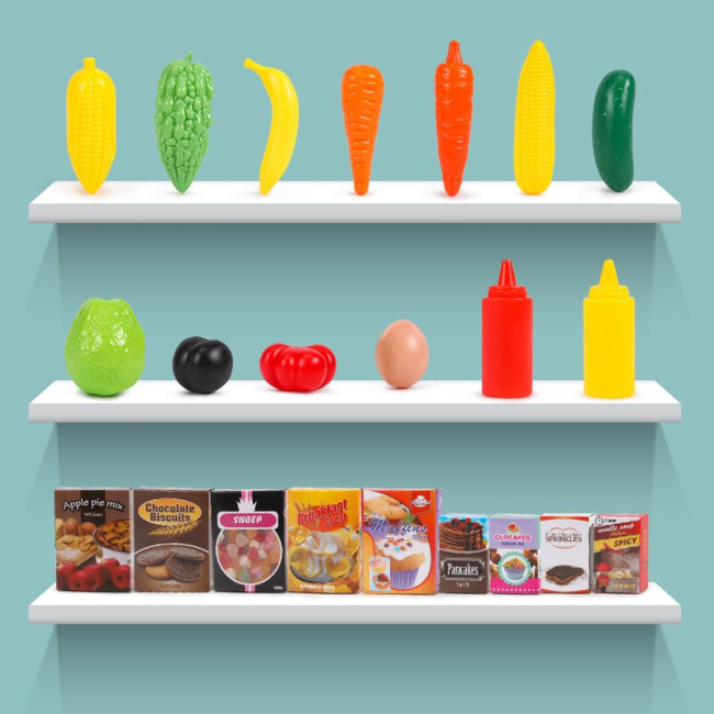 Наборы профессий - Игровой набор Beiens Тележка для покупок (В8103-05blue)#4