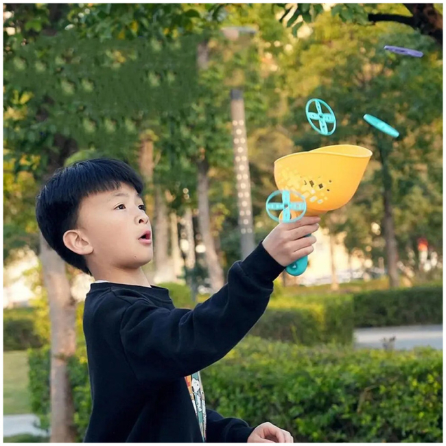 Спортивні активні ігри - Ігровий набір Beiens Літаючі тарілки зелений (301green)#2