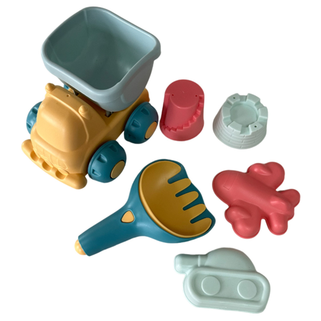 Набори для пісочниці - Ігровий набір Beiens для пляжу 7 елементів (N1613)#6