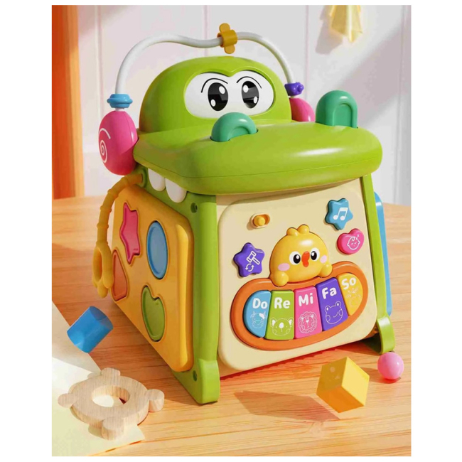 Розвивальні іграшки - Музичний бізікуб Urmywo Крокодил (MSS-007)#2