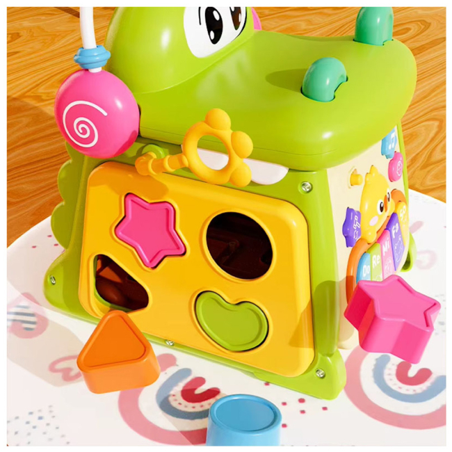 Розвивальні іграшки - Музичний бізікуб Urmywo Крокодил (MSS-007)#3