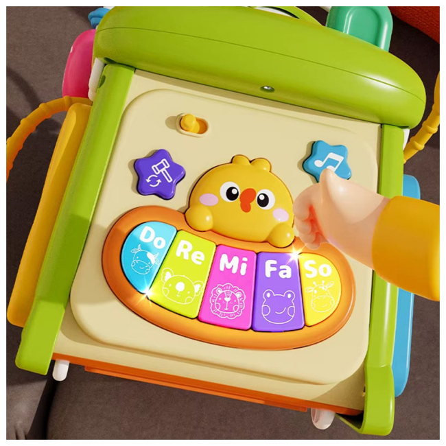 Розвивальні іграшки - Музичний бізікуб Urmywo Крокодил (MSS-007)#4