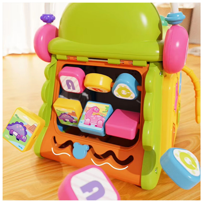 Розвивальні іграшки - Музичний бізікуб Urmywo Крокодил (MSS-007)#5