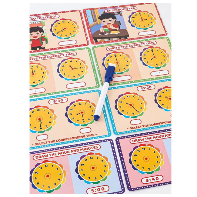 Розвивальні іграшки - Розвиваючий тренажер Urmywo Годинник (2188-61)#3