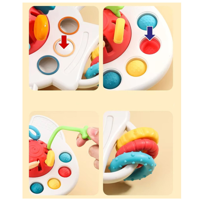 Розвивальні іграшки - Тактильна іграшка Urmywo Космоліт (U1303)#3