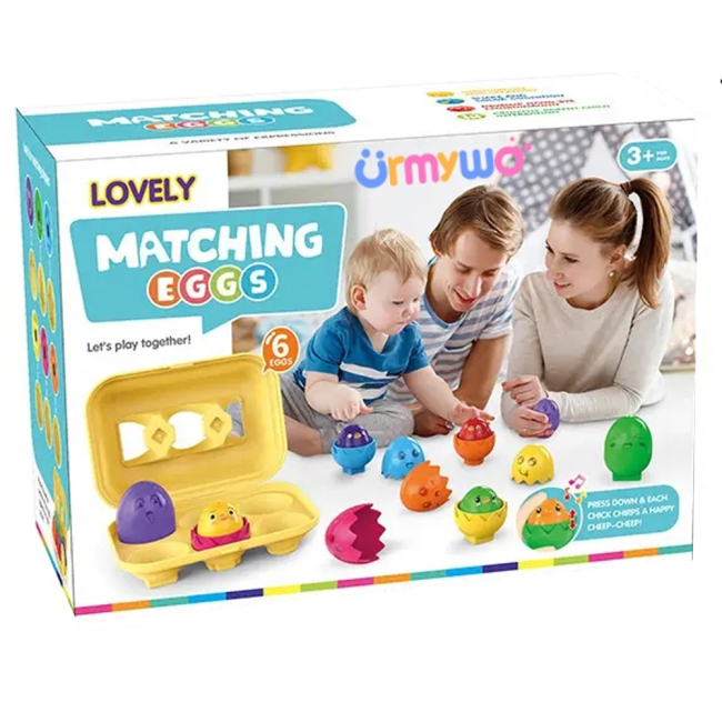Розвивальні іграшки - Сортер-головоломка Urmywo Курчата в лотку (DF33)#3