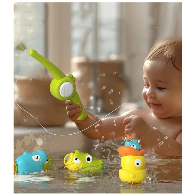 Игрушки для ванны - Игровой набор Urmywo Рыбалка (210Y)#4