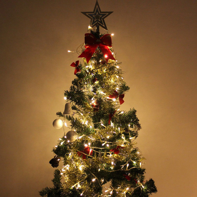 Мебель для геймеров - Светодиодная гирлянда СolorWay LED 100 10м 8 функций теплый цвет USB (CW-G-100L10U)#7