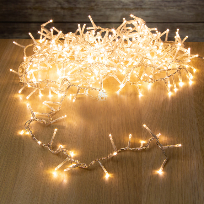 Мебель для геймеров - Светодиодная гирлянда СolorWay LED 200 20м 8 функций теплый цвет USB (CW-G-200L20U)#2