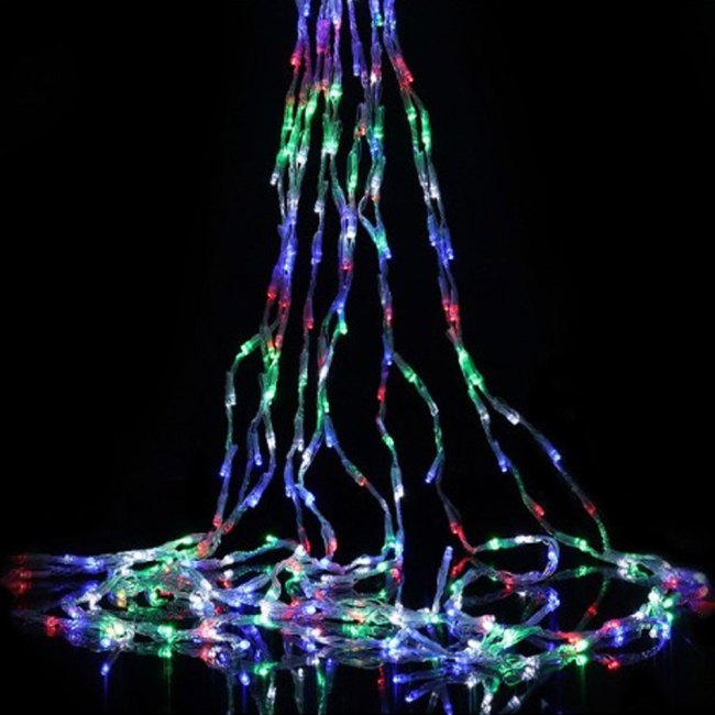 Мебель для геймеров - Светодиодная гирлянда-каскад СolorWay LED 98 7x1.5м 8 функций разноцветная USB (CW-G-98L71CUMC)#2