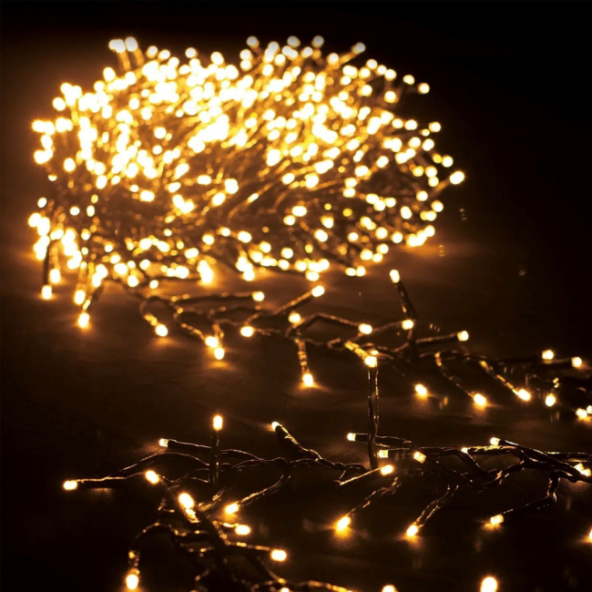 Мебель для геймеров - Светодиодная гирлянда-мишура СolorWay LED 150 5м 8 функций теплый цвет USB (CW-G-150L5U)#4