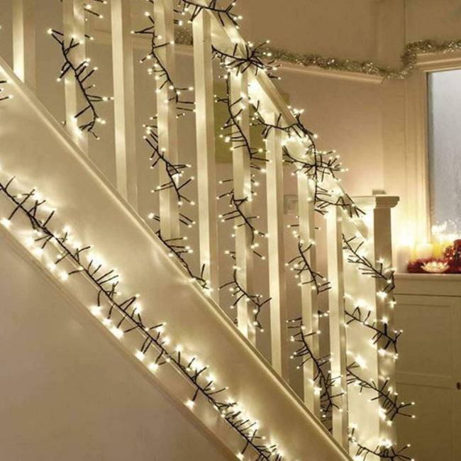 Мебель для геймеров - Светодиодная гирлянда-мишура СolorWay LED 150 5м 8 функций теплый цвет USB (CW-G-150L5U)#6