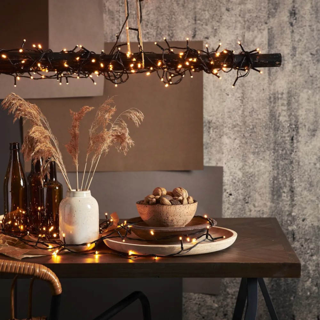 Мебель для геймеров - Светодиодная гирлянда-мишура СolorWay LED 150 5м 8 функций теплый цвет USB (CW-G-150L5U)#8