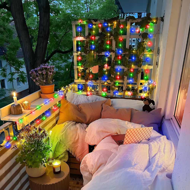 Мебель для геймеров - Светодиодная гирлянда-роса СolorWay LED 100 10м 8 функций разноцветная USB (CW-G-100L10NUMC)#5