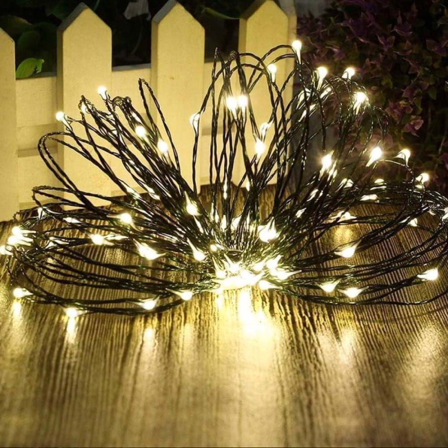 Мебель для геймеров - Светодиодная гирлянда-роса СolorWay LED 50 5 м 8 функций теплый цвет USB (CW-G-50L5NU)#5