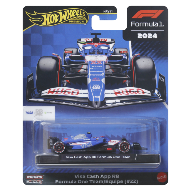 Автомоделі - ​Автомодель Hot Wheels Formula 1 VCARB 2024 Yuki Tsunoda (JBM14)#6