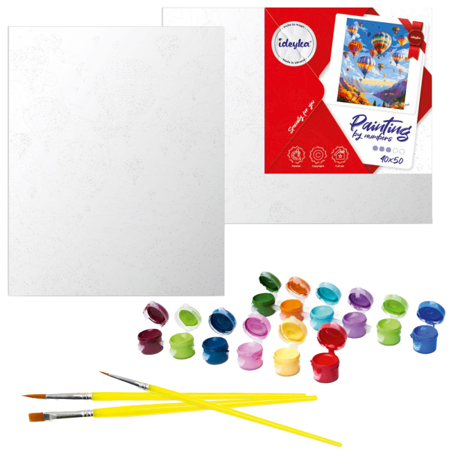 Товары для рисования - Картина по номерам Ідейка Пушистые подарки 40 х 40см (KHO6827)#2