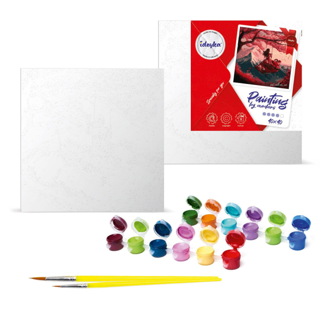 Товары для рисования - Картина по номерам Ідейка Счастливое пение 40 х 40см (KHO6856)#2