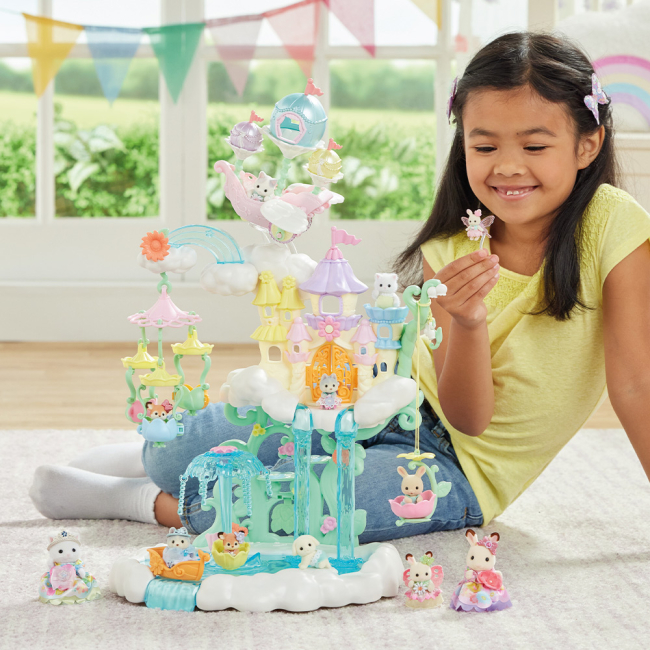 Меблі та будиночки - ​Ігровий набір Sylvanian Families Замок маленької феї (5815)#9