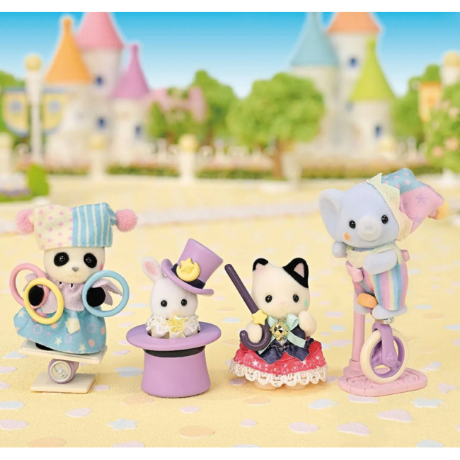 Фигурки животных - Игровой набор Sylvanian Families Малыши-циркачи (5844)#4