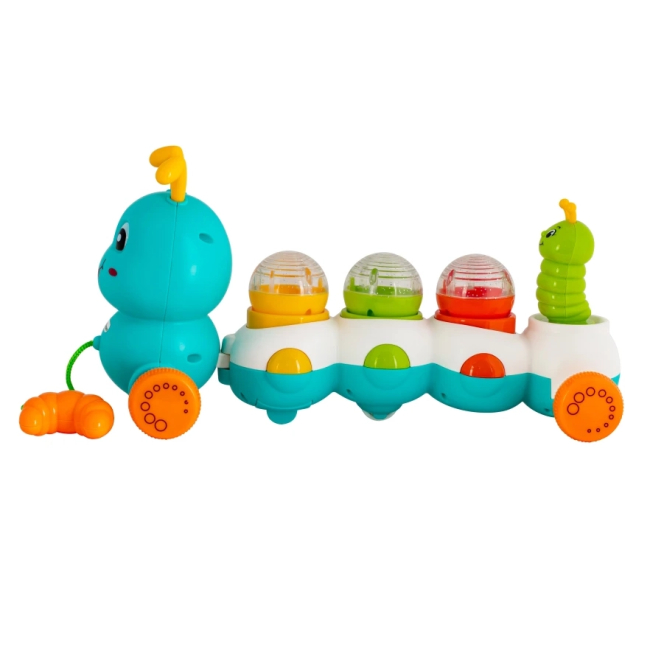 Розвивальні іграшки - ​Іграшка музична Baby Team Повзунчик блакитний (8659/2)#2