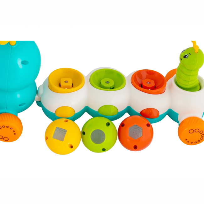 Розвивальні іграшки - ​Іграшка музична Baby Team Повзунчик блакитний (8659/2)#3