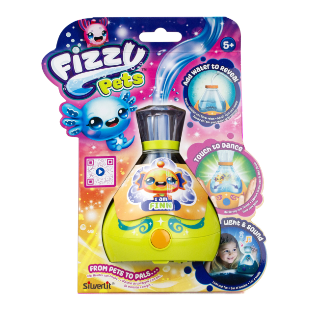 Фигурки персонажей - Интерактивная игрушка Silverlit Fizzy pets Finn (4891813890904/1)#5