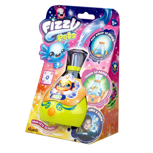 Фигурки персонажей - Интерактивная игрушка Silverlit Fizzy pets Finn (4891813890904/1)#6