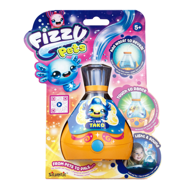 Фигурки персонажей - Интерактивная игрушка Silverlit Fizzy pets Tako (4891813890904/6)#5