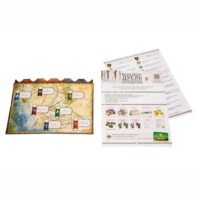 Настольные игры - Настольная игра Ігромаг Властелин Колец Дуэль за Средиземье (8091)#4