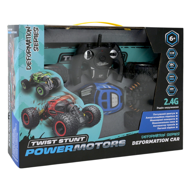 Радиоуправляемые модели - Автомодель на радиоуправлении Країна Іграшок Power motors синяя (PM3405/2)#4