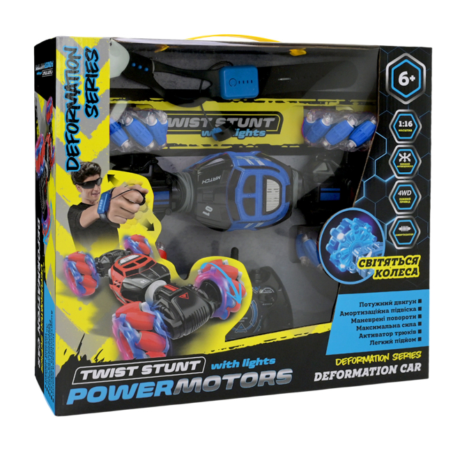 Радиоуправляемые модели - Автомодель на радиоуправлении Країна Іграшок Power motors синяя (PM3406/2)#4