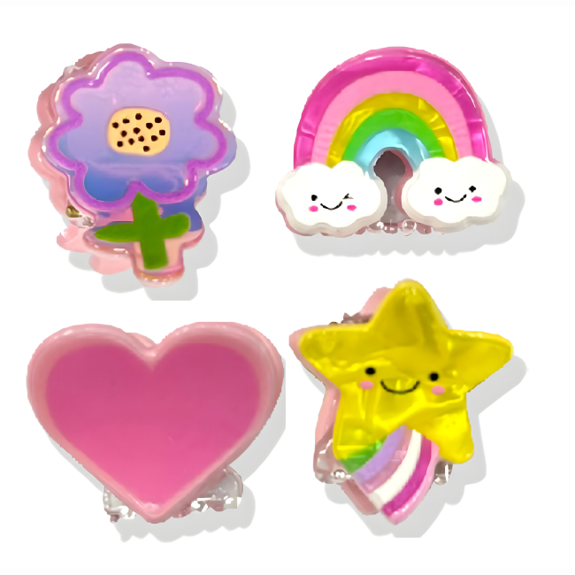 Бижутерия и аксессуары - Заколка для волос Invisibobble Clipstar kids Happy World (4063528082718)#2