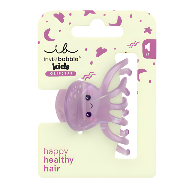 Бижутерия и аксессуары - Заколка для волос Invisibobble Clipstar kids Octopus Splash (4063528094513)#2