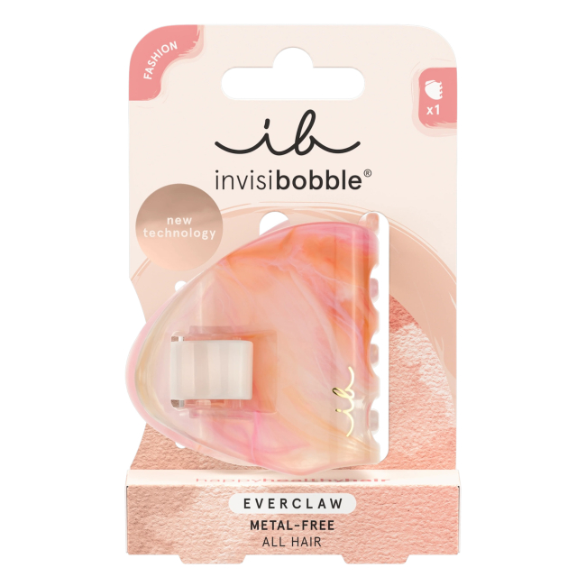 Бижутерия и аксессуары - Заколка для волос Invisibobble Everclaw Pink Blossom (4063528091611)#2