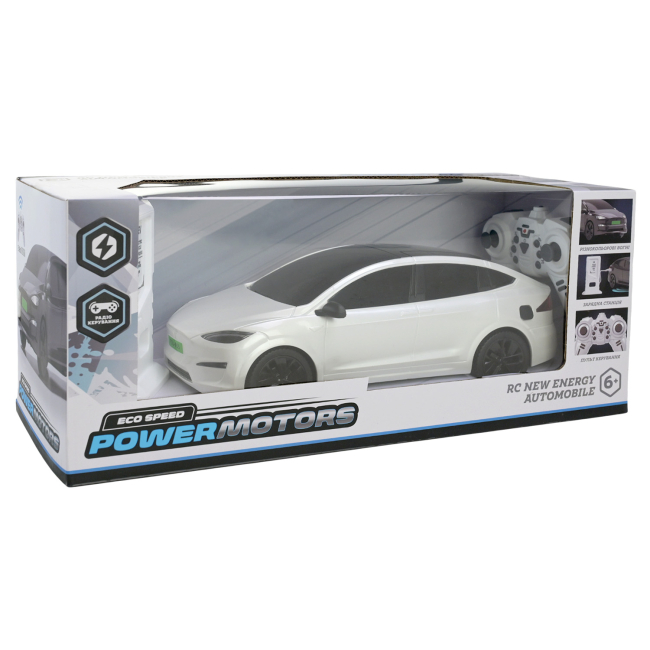 Радіокеровані моделі - Автомодель на радіокеруванні Країна Іграшок Power motors біла (PM3417/1)#5