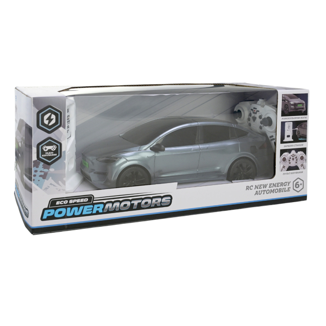 Радіокеровані моделі - Автомодель на радіокеруванні Країна Іграшок Power motors срібляста (PM3417/2)#5