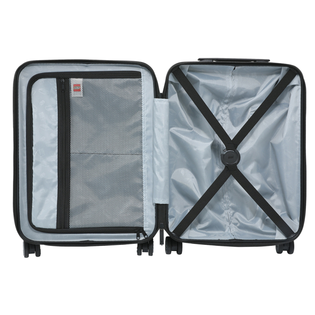 Дитячі валізи - Валіза LEGO Lifestyle Brick 2x2 Trolley S чорна з сірою вставкою (20152-1961)#5